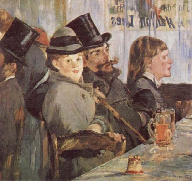 Edouard Manet At the Cafe Germany oil painting art